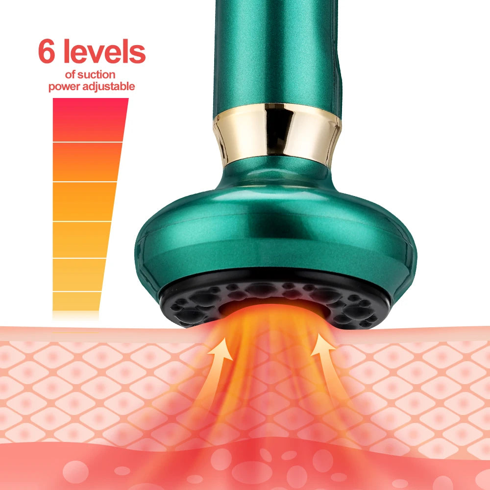 Intelligent Suction Medical Cupping Set Beauty Massager Glass Jars Anti Cellulite Cupping Vacuum Slimming Guasha Massage